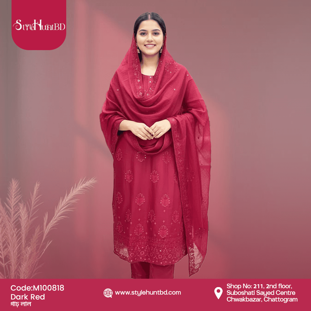 Dark Red Muslim Collection