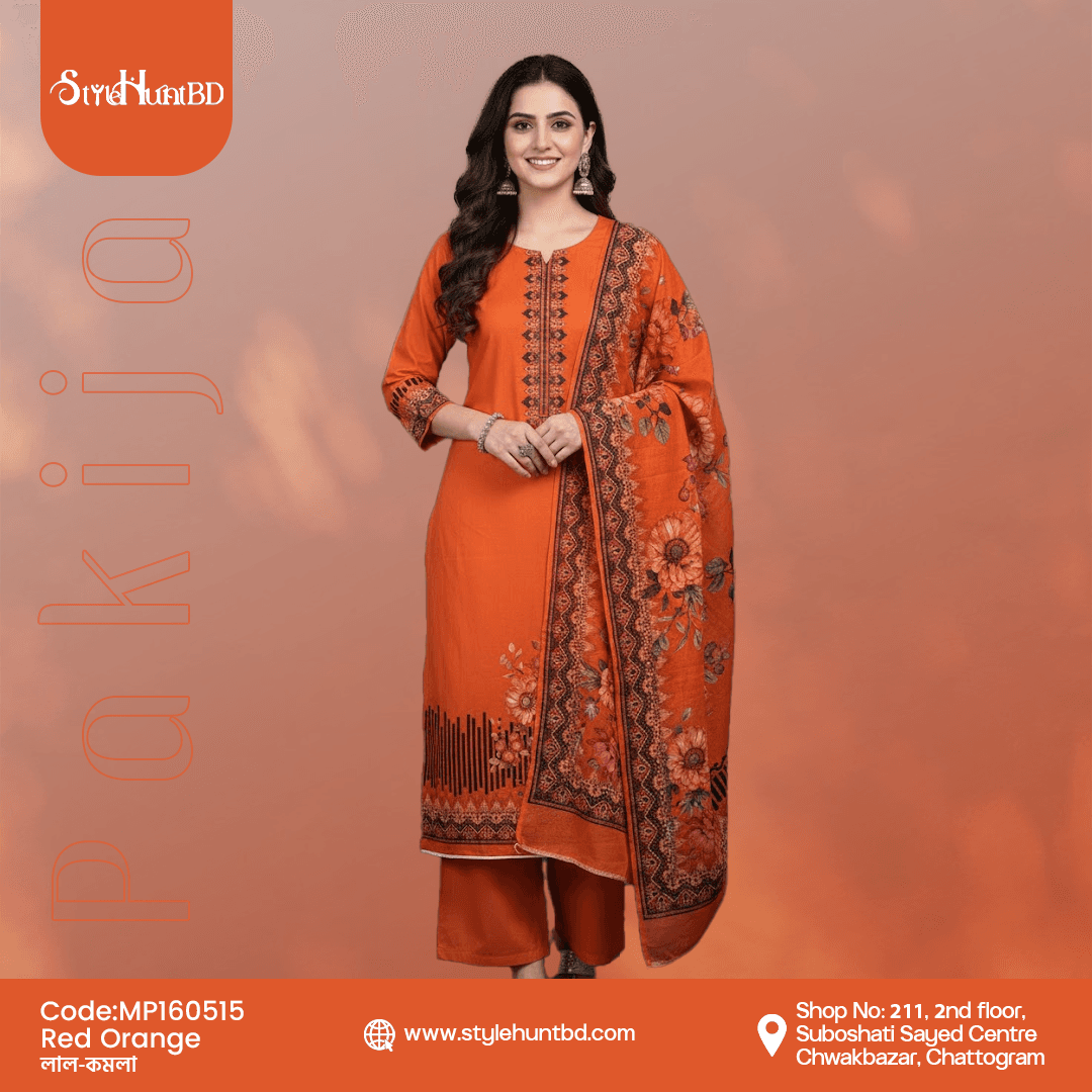 Red Orange Pakija Collection
